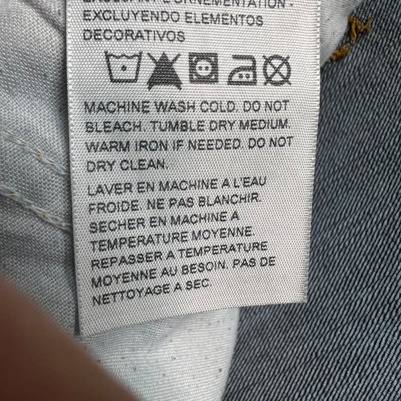 Levi's Denizen 216 Skinny Fit Denim Jeans Medium Wash Blue Mens Size 36 X 30 - Picture 12 of 13